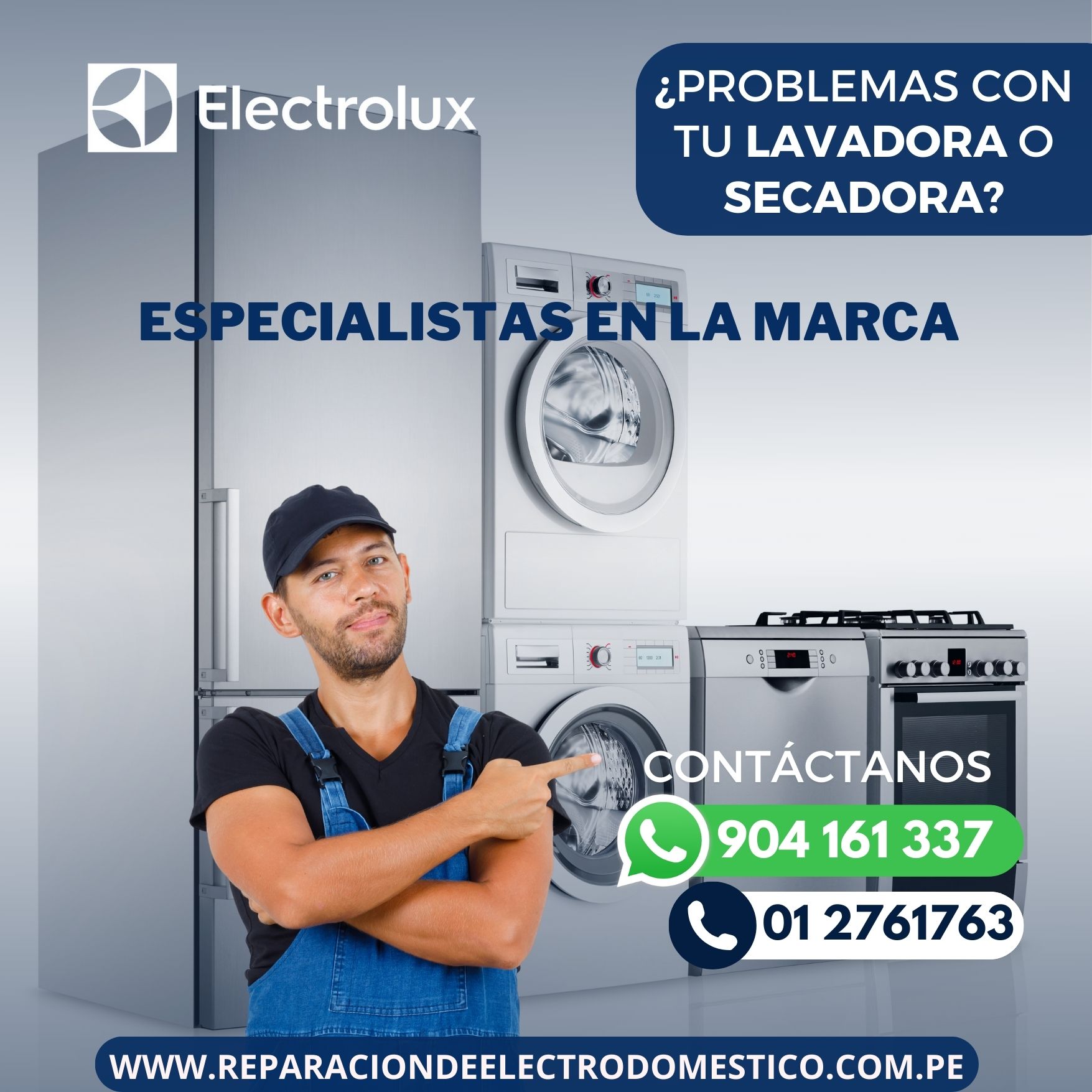  Descubre Servicio Tecnico Lavadoras- Electrolux -904161337 - Magdalena del Mar